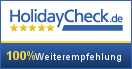 Holiday Check valoración